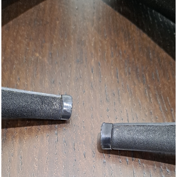 OLD NAVY Black suede heels 8 - Picture 5 of 8